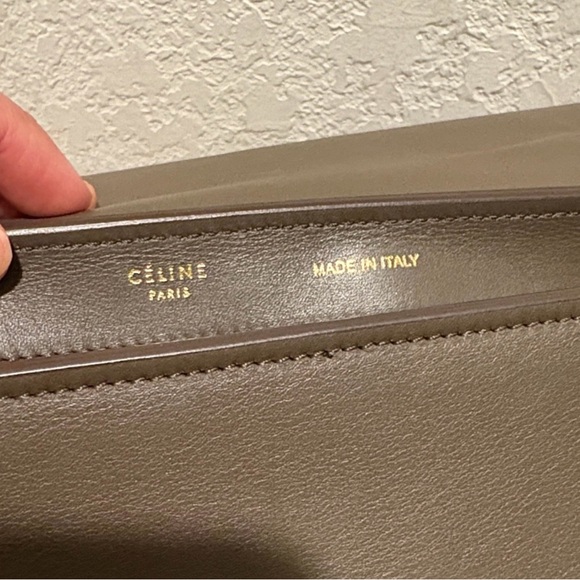 Celine Trapeze Leather Hand Bag - Picture 7 of 15